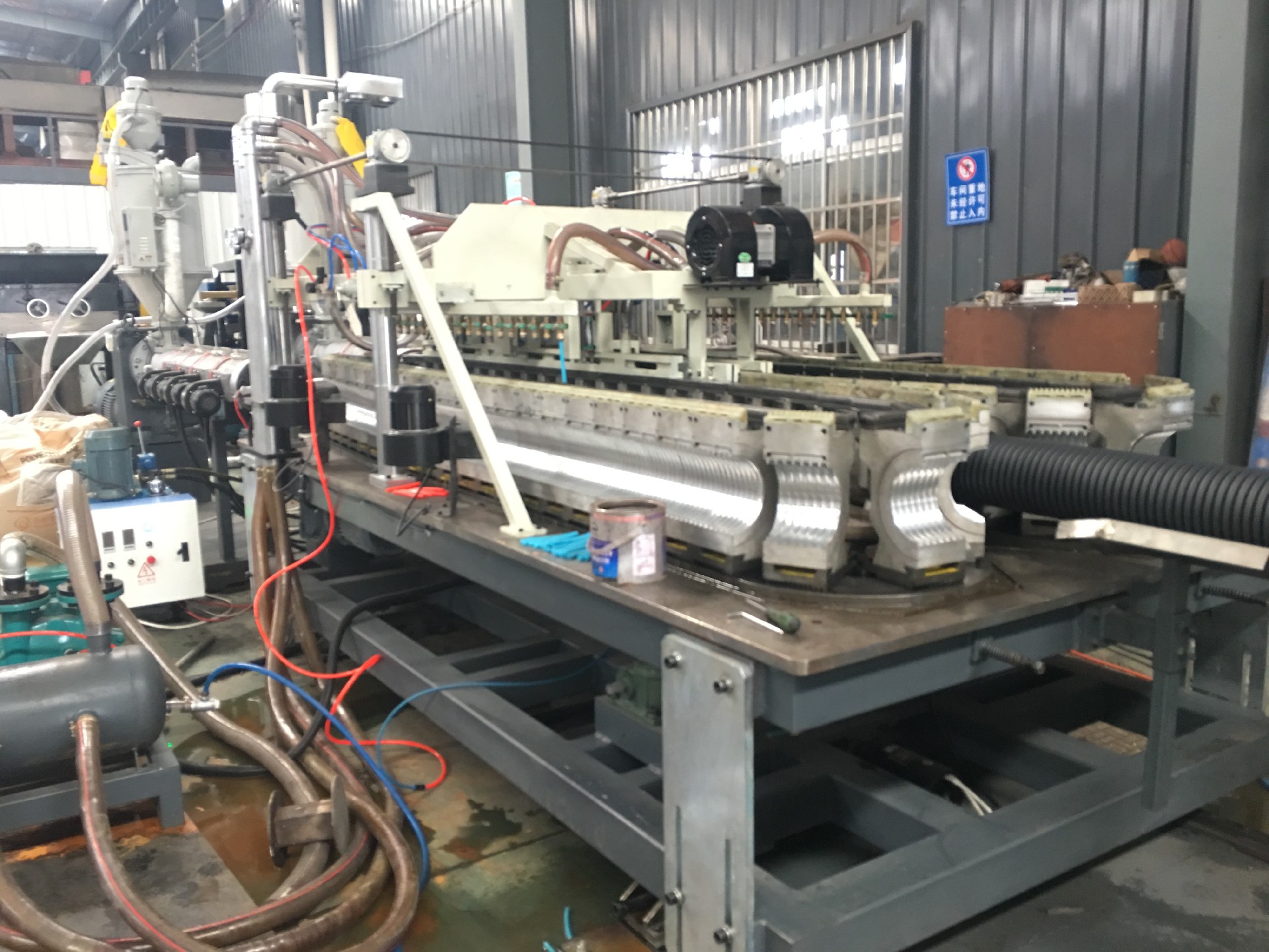 PVC Double Wall Corrugated Pipe  Machine