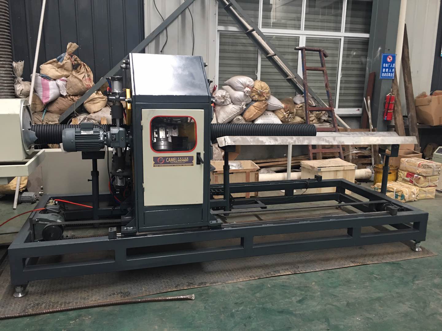 PVC Double Wall Corrugated Pipe Making Machine