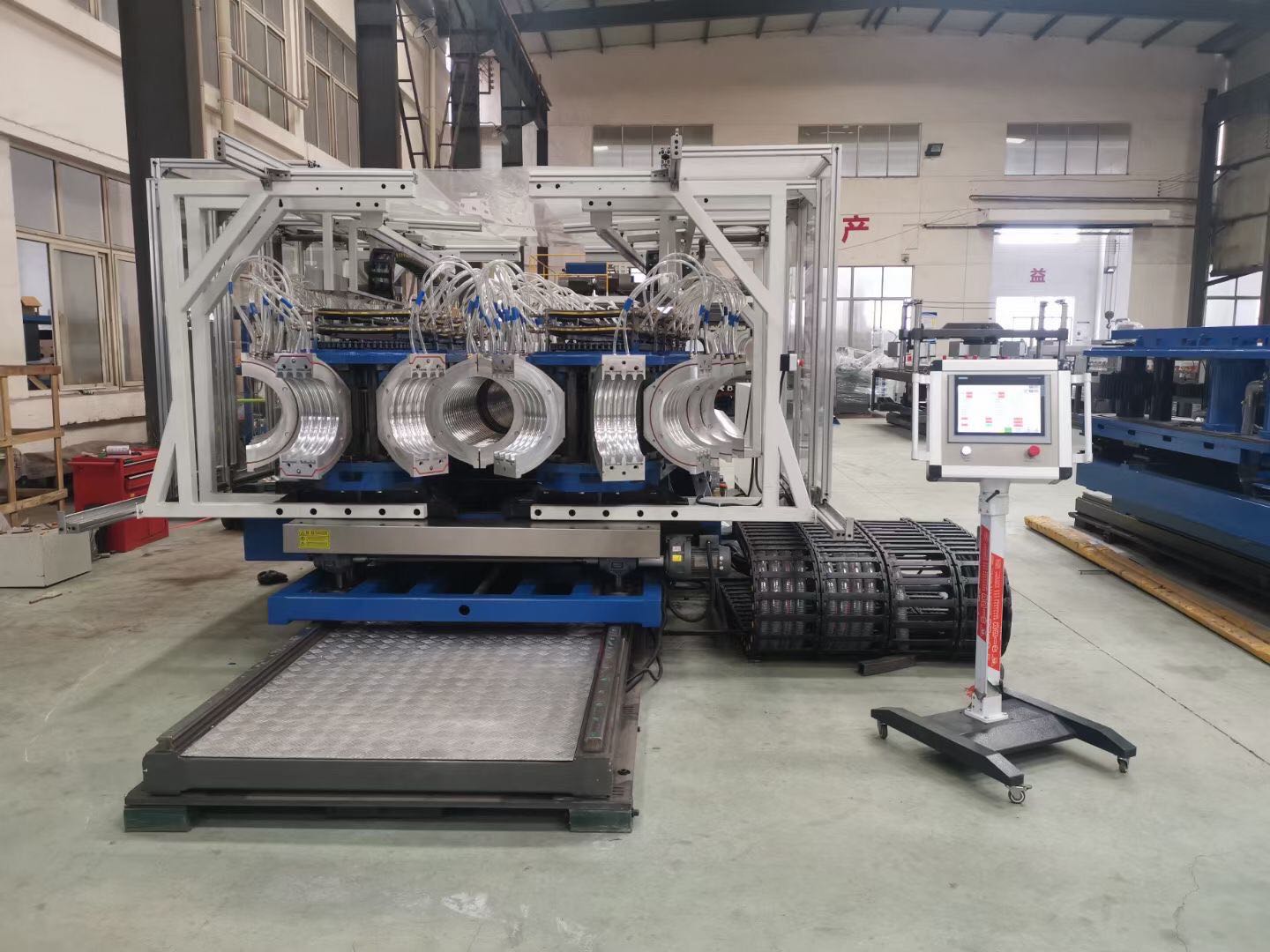 PVC Double Wall Corrugated Pipe Making Machine