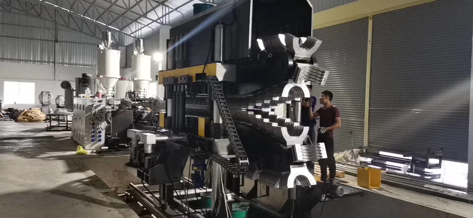 PVC Double Wall Corrugated Pipe Making Machine