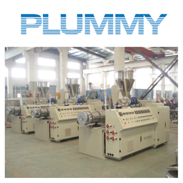 Plastic Conical Double Screw Extruder Machine China USD 10000 - USD 80000